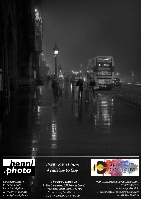 henni.photo @ The Art Collective, Princes Street, Edinburgh. Photo by and copyright of Lynn Henni.